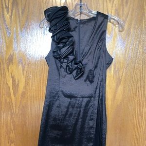 Party dress, bronze color